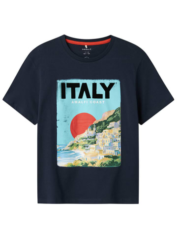 name it Shirt "Famma" in Dunkelblau