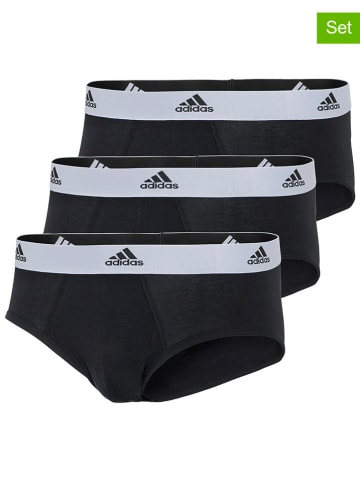 adidas 3er-Set: Slips in Schwarz