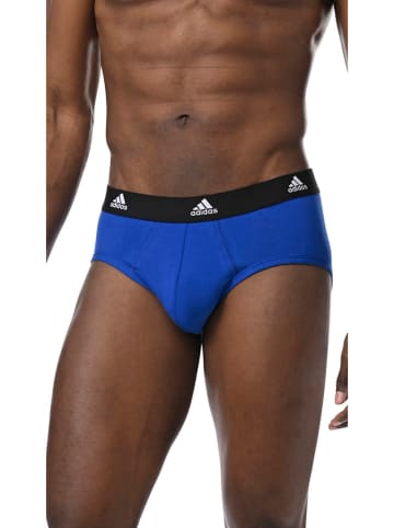 adidas Slipy (3 pary) w kolorze czarno-niebieskim