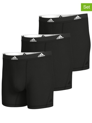 adidas 3er-Set: Boxershorts in Schwarz