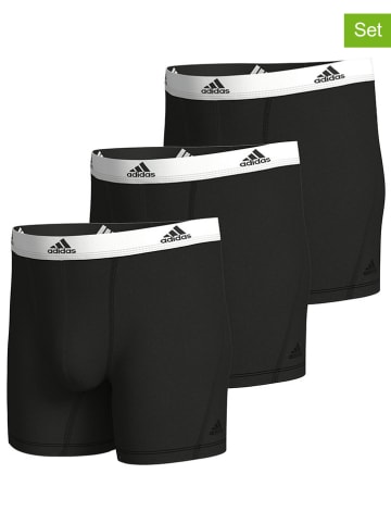 adidas 3er-Set: Boxershorts in Schwarz