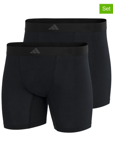 adidas 2er-Set: Boxershorts in Schwarz