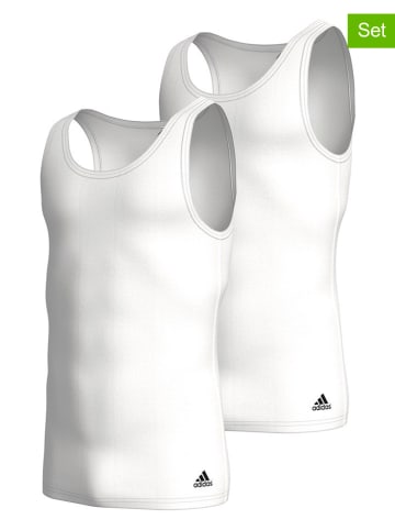adidas Podkoszulki (2 szt.) w kolorze białym