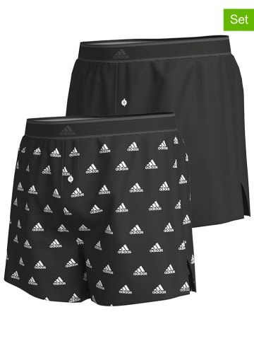 adidas 2er-Set: Boxershorts in Schwarz
