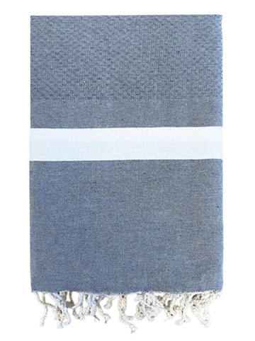Le Comptoir de la Plage Fouta ''Melissa'' in Grau - (L)200 x (B)200 cm
