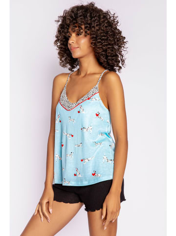 PJ Salvage Pyjama-Oberteil in Hellblau