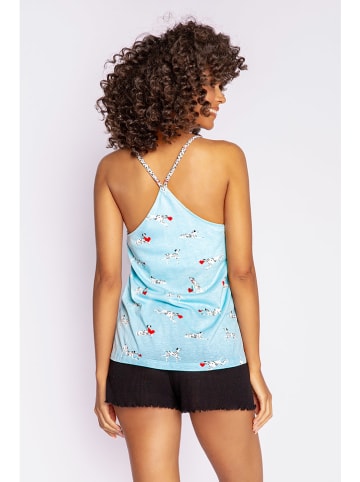 PJ Salvage Pyjamatop lichtblauw