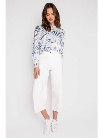 PJ Salvage Longsleeve in Weiß/ Blau