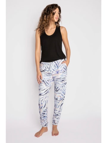 PJ Salvage Broek wit/blauw
