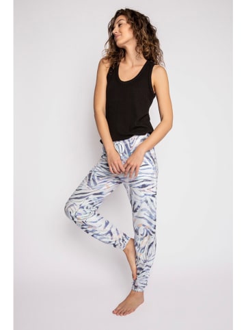 PJ Salvage Broek wit/blauw