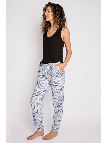 PJ Salvage Broek wit/blauw