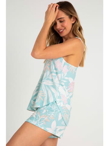 PJ Salvage Pyjama-Oberteil in Türkis