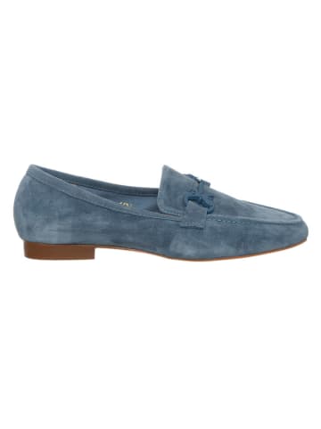 Patrizia Pepe Leren mocassins blauw