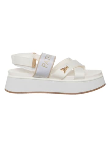 Patrizia Pepe Leren haksandalen wit