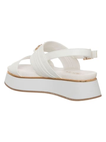Patrizia Pepe Leren haksandalen wit
