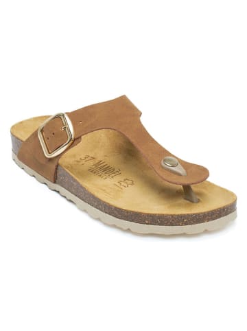 Mandel Teenslippers lichtbruin