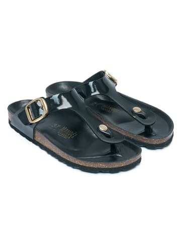 Mandel Teenslippers zwart