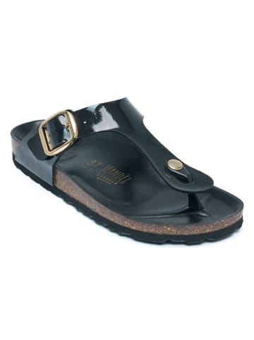 Mandel Teenslippers zwart
