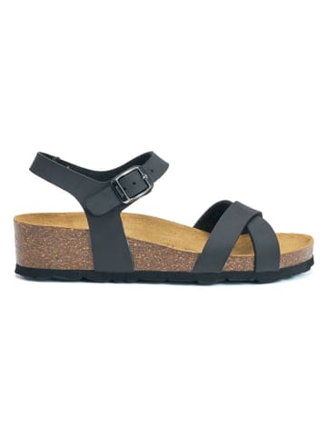 Mandel Sandalen zwart