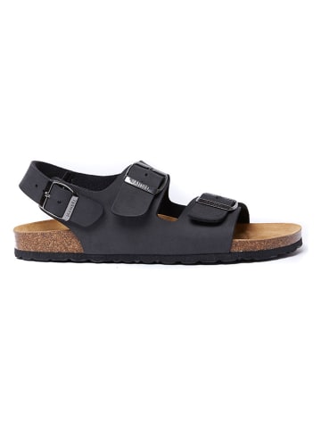 Mandel Sandalen in Schwarz