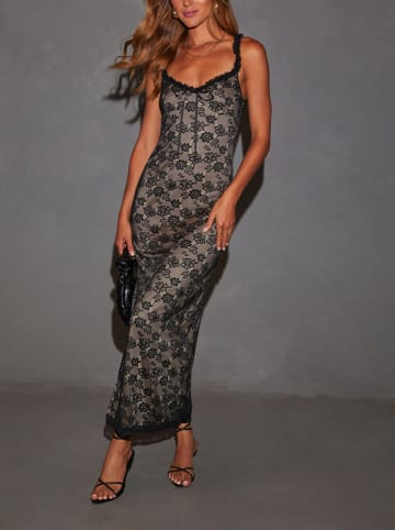 LA Angels Kleid in Schwarz/ Beige