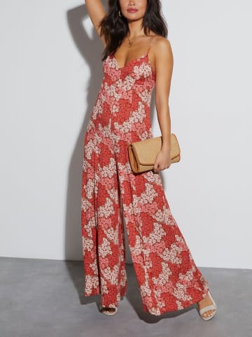 Milan Kiss Jumpsuit in Rot/ Weiß