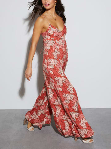 Milan Kiss Jumpsuit in Rot/ Weiß