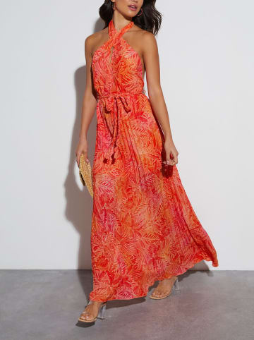 Milan Kiss Kleid in Orange/ Rot