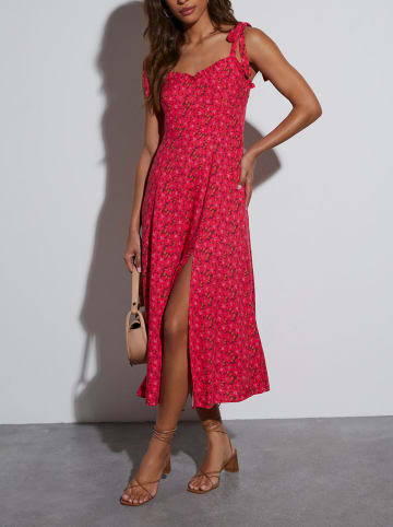 Milan Kiss Kleid in Pink/ Bordeaux