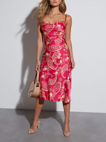 Milan Kiss Kleid in Rot/ Gelb