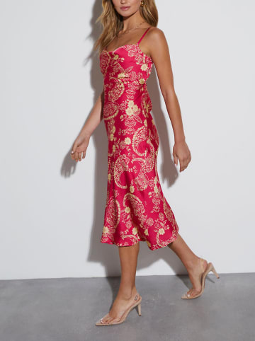 Milan Kiss Kleid in Rot/ Gelb