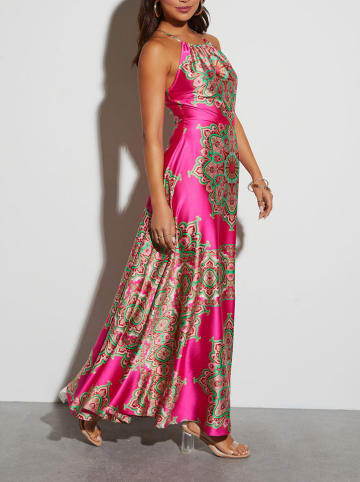 Milan Kiss Kleid in Pink/ Grün