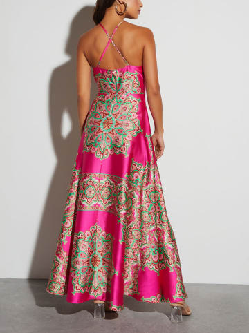 Milan Kiss Kleid in Pink/ Grün