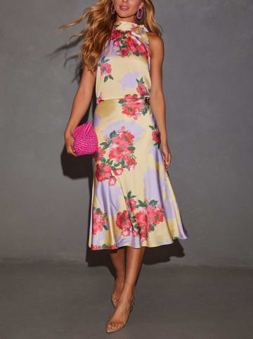 Milan Kiss 2tlg. Outfit in Gelb/ Flieder