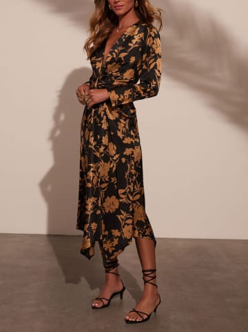 Milan Kiss Kleid in Schwarz/ Camel