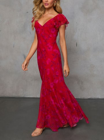 Milan Kiss Jurk rood/roze