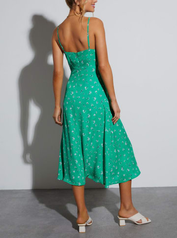 Milan Kiss Kleid in Grün/ Weiß
