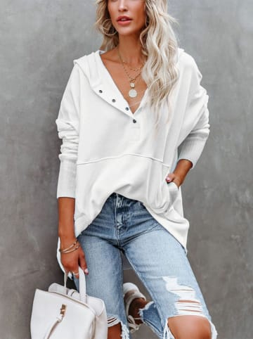 Milan Kiss Hoodie in Weiß