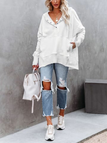 Milan Kiss Hoodie in Weiß