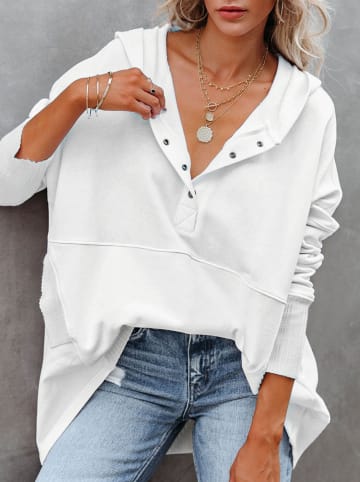 Milan Kiss Hoodie in Weiß