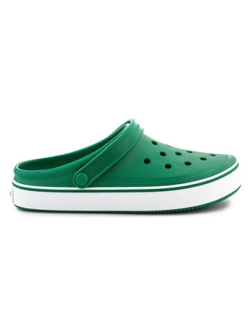 Crocs Chodaki "Off Court" w kolorze zielonym