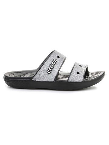 Crocs Klapki "Classic Glitter II" w kolorze czarnym