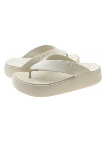 Crocs Japonki "Getaway Platform" w kolorze kremowym
