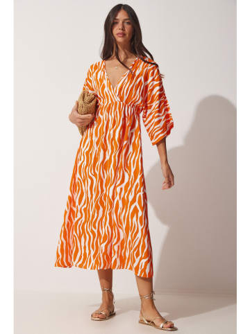 Happiness Istanbul Jurk oranje
