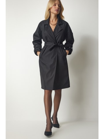 Happiness Istanbul Trenchcoat zwart