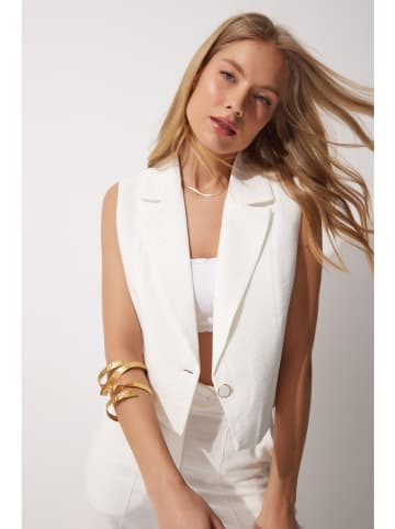 Happiness Istanbul Gilet wit