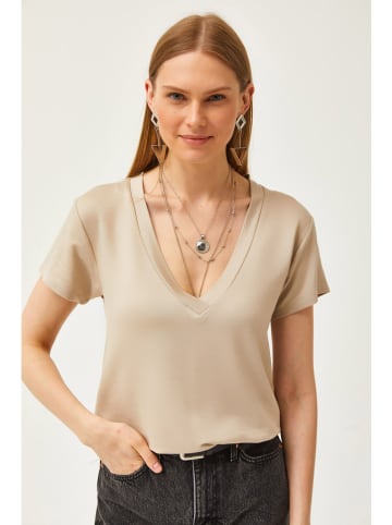Olalook Shirt in Beige