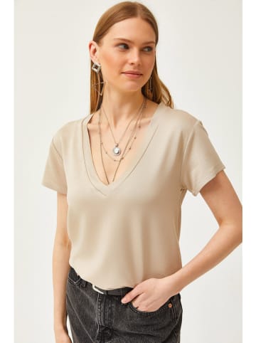 Olalook Shirt in Beige