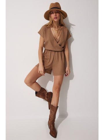 Happiness Istanbul Jumpsuit in Helbraun