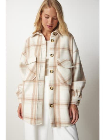 Happiness Istanbul Hemdjacke in Creme